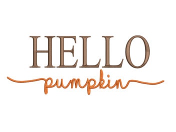 Hello Pumpkin Embroidery Design, Halloween Fall Machine Embroidery Design, BOO Embroidery Designs, Instant Download