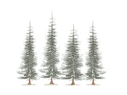 Trees Christmas Embroidery Designs