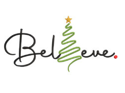 Magic Believe Embroidery Designs