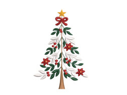 Mini Christmas Tree Embroidery Designs