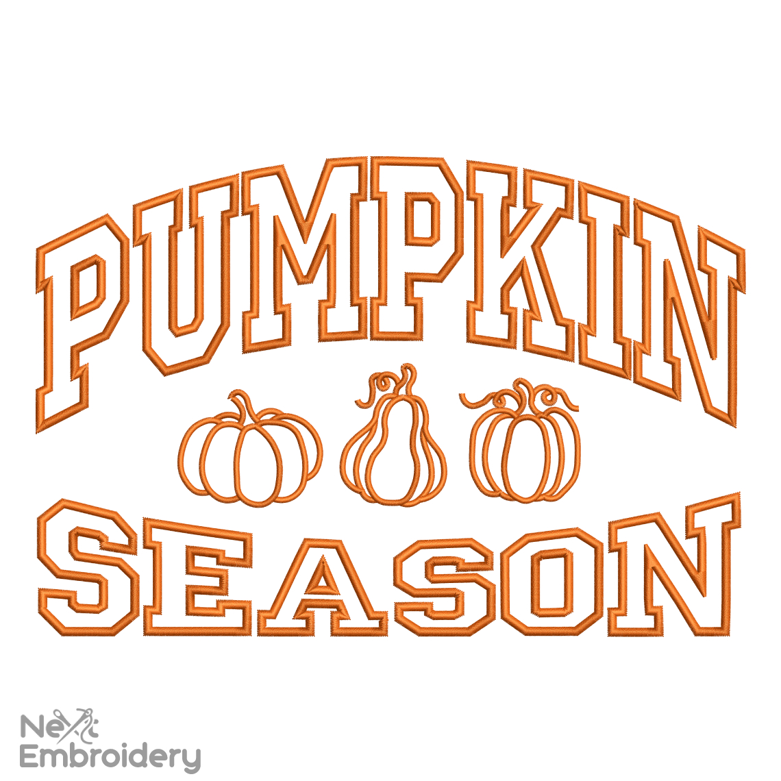 Pumpkin Season Embroidery Design, Halloween Fall Machine Embroidery Design, BOO Embroidery Designs, Instant Download