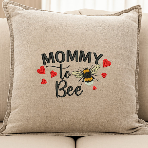 Mommy to Bee Embroidery Design