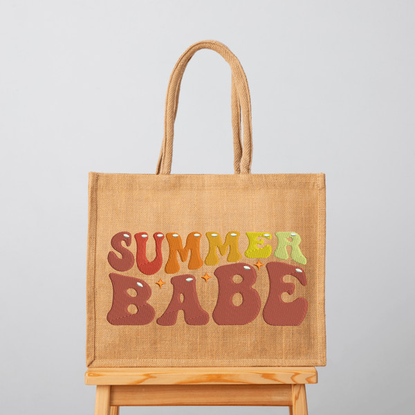 Summer Babe Embroidery Design