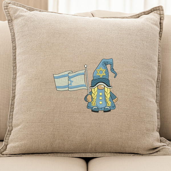 Israel Girl Gnome Embroidery Designs