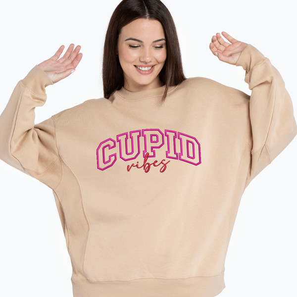 Cupid Vibes Embroidery Design