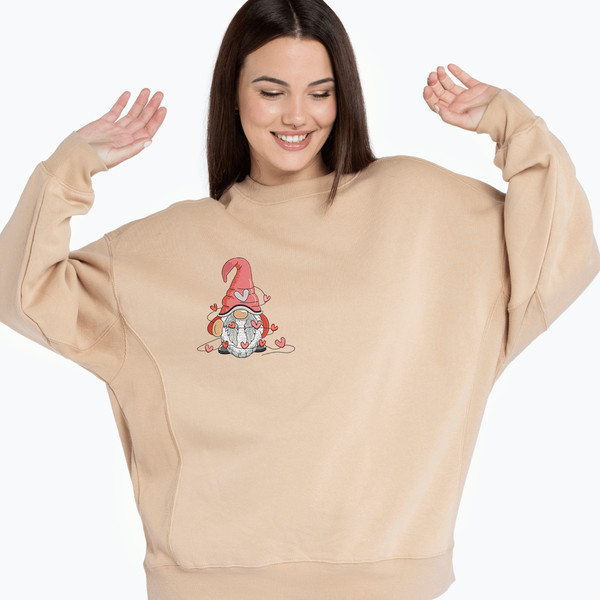 Lovely Gnome Embroidery Design