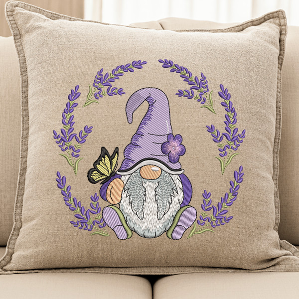 Provence Gnome Embroidery Design