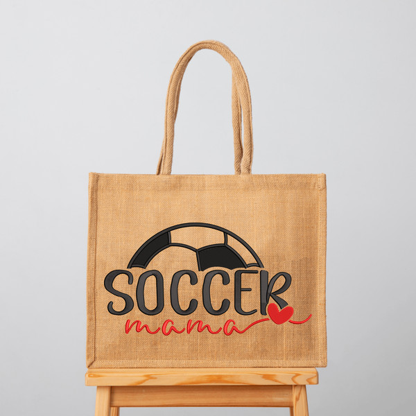 Soccer Mama Embroidery Design