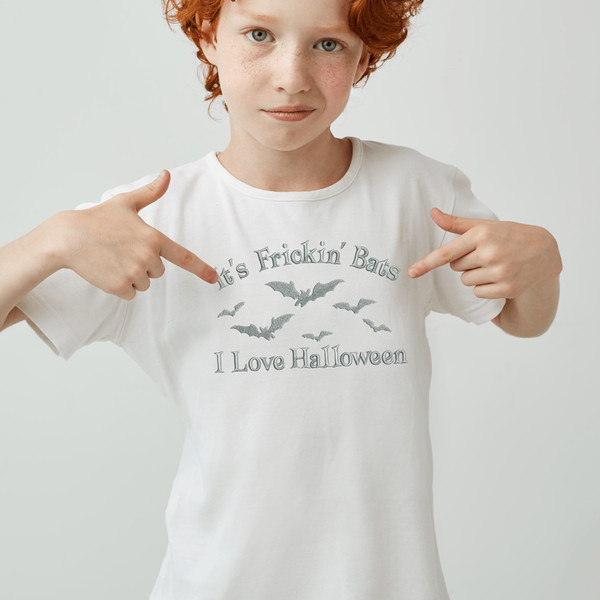 Its Frickin Bats Embroidery Design