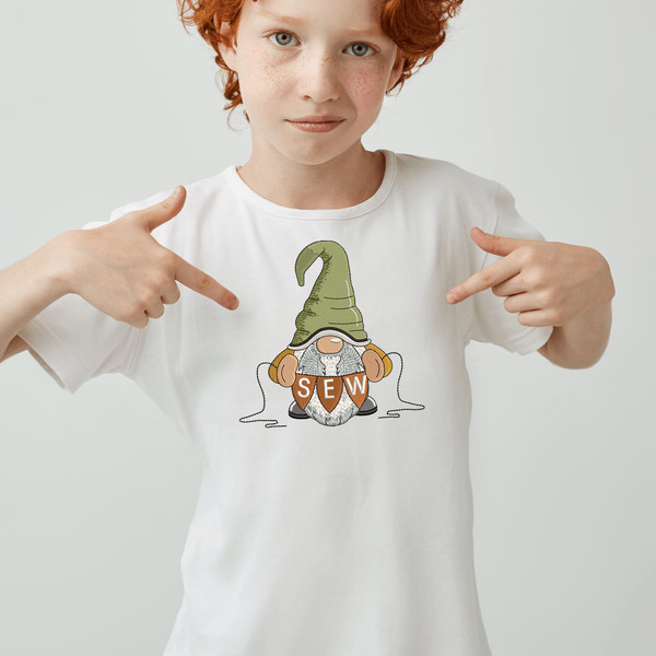 Gnome Sew Embroidery Design