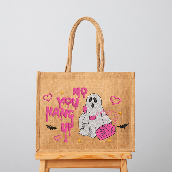 No You Hang Up Embroidery Design