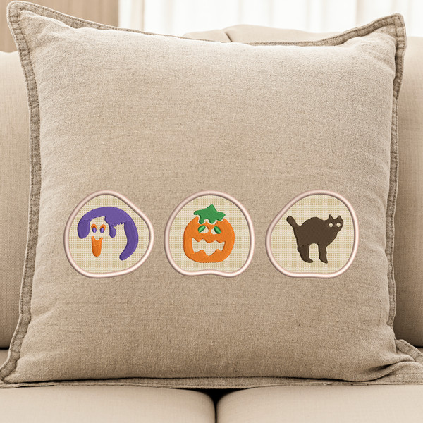 Halloween Sugar Cookie Applique Embroidery Design