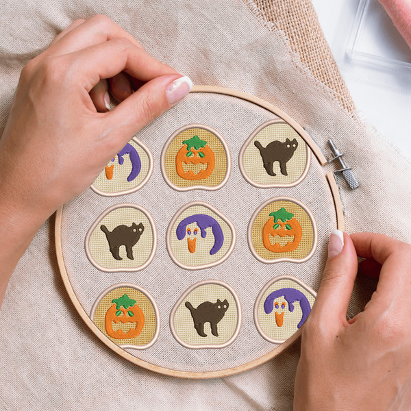 Sugar Cookies Applique Embroidery Design