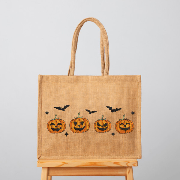 Halloween Pumpkins Embroidery Design