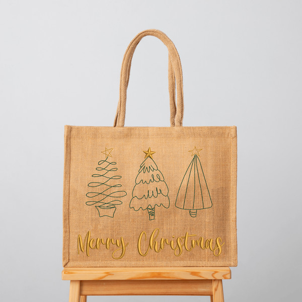 Christmas Trees Embroidery Designs