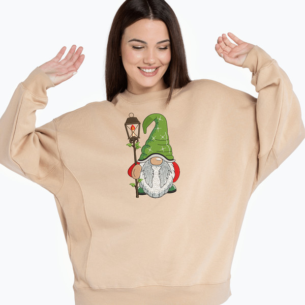 Merry Christmas Gnome Embroidery Designs