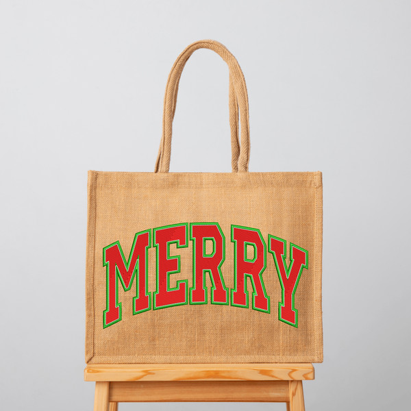 Merry Christmas Embroidery Design