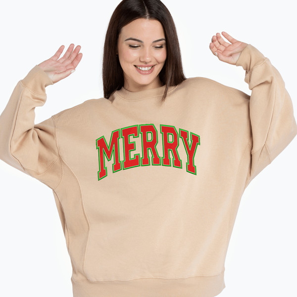 Merry Christmas Embroidery Design