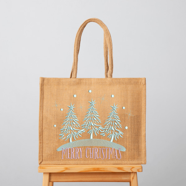 Merry Christmas Trees Embroidery Designs