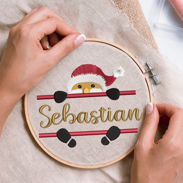 Santa Claus Embroidery Design