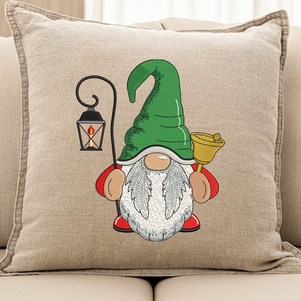Merry Christmas Gnome Embroidery Designs