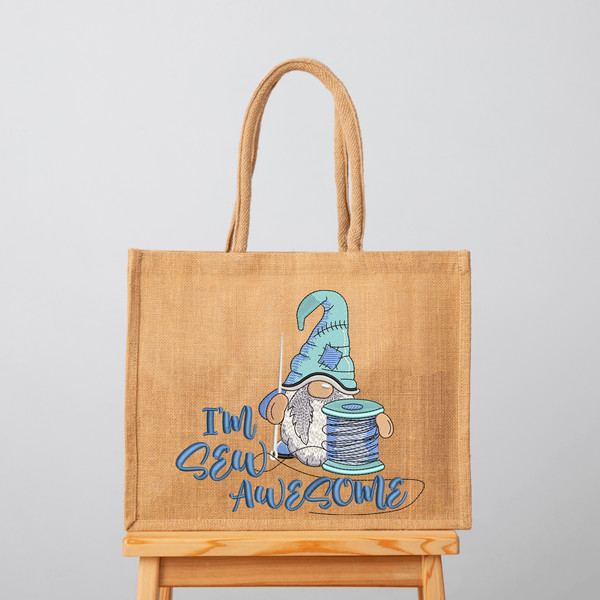 Im sew Awesome Gnome Embroidery Design