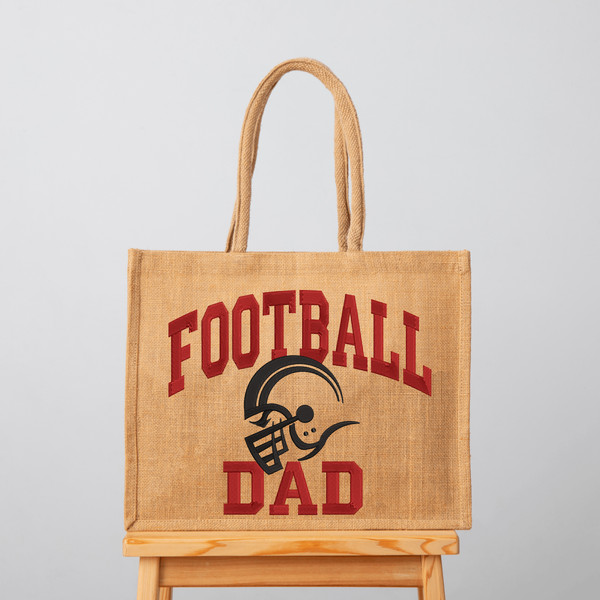 Football Dad Embroidery Design