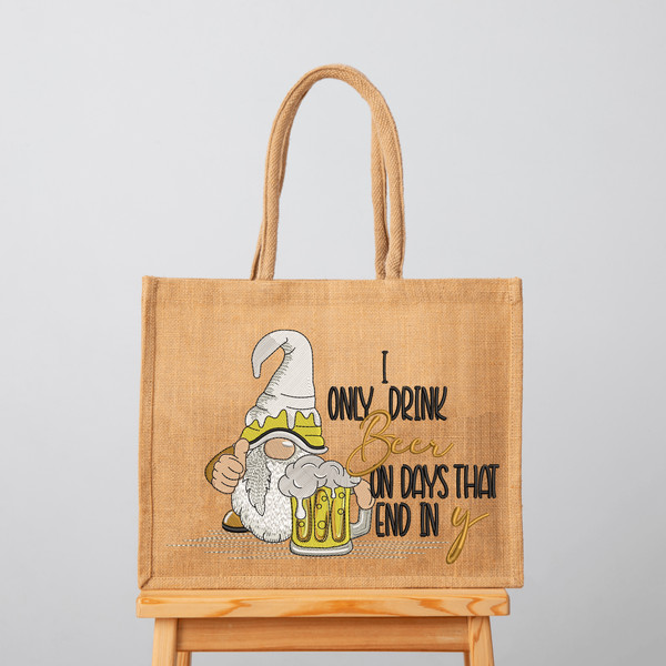 Love Beer Gnome Embroidery Designs