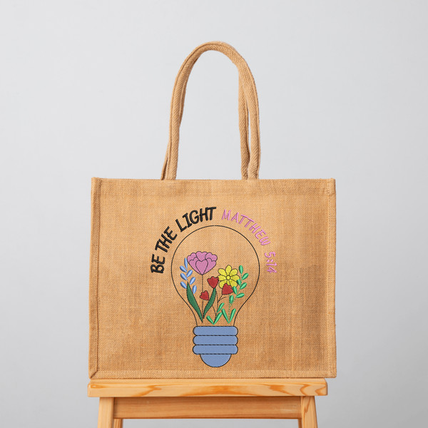 Be the light embroidery design