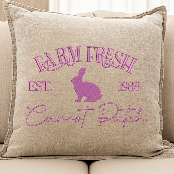 Farm Fresh Embroidery Design