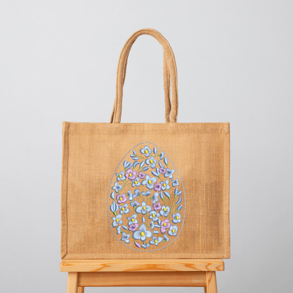 Easter Egg Embroidery Design