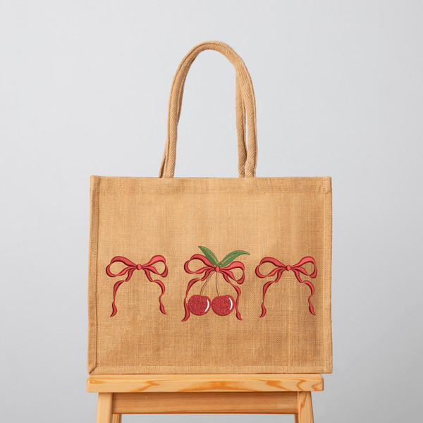 Coquette Cherry Embroidery Design