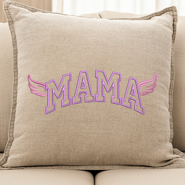 Mama Embroidery Design