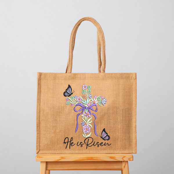 He is Risen Embroidery Design