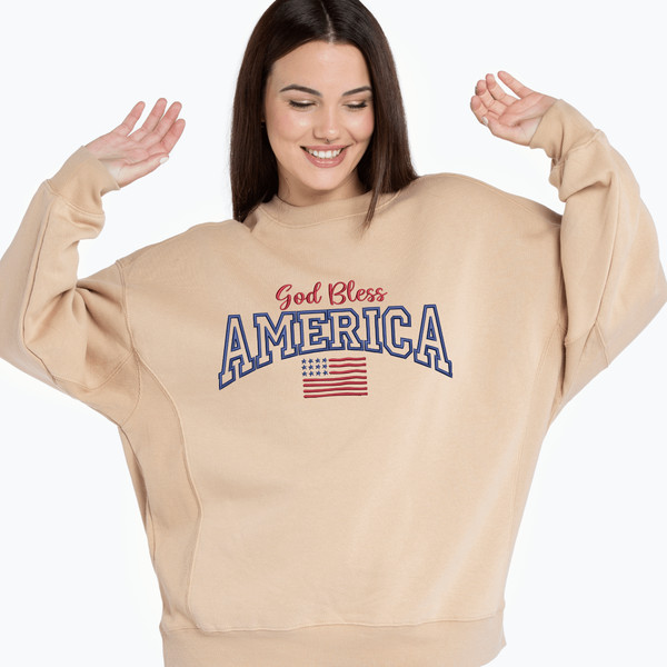 God Bless America Embroidery Designs