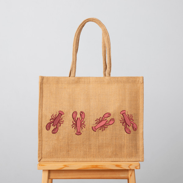 Nautical Lobster Embroidery Design