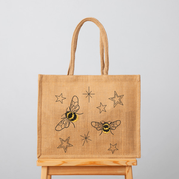 Mini Bumble Bee Embroidery Design