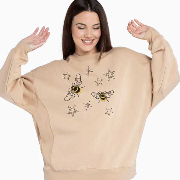 Mini Bumble Bee Embroidery Design