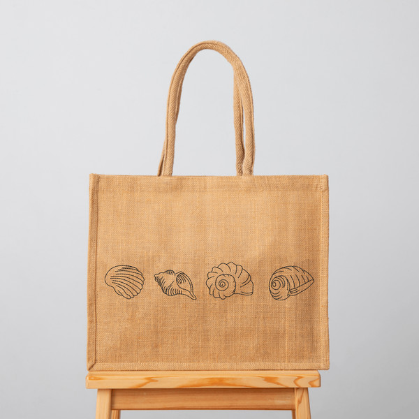 Seashells embroidery design