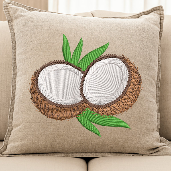 Mini Coconut Embroidery Design