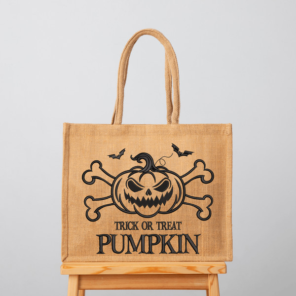 Trick Or Threat Embroidery Design