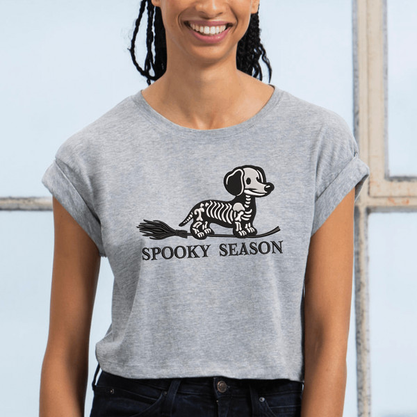 Spooky Season Dachshund Embroidery Design