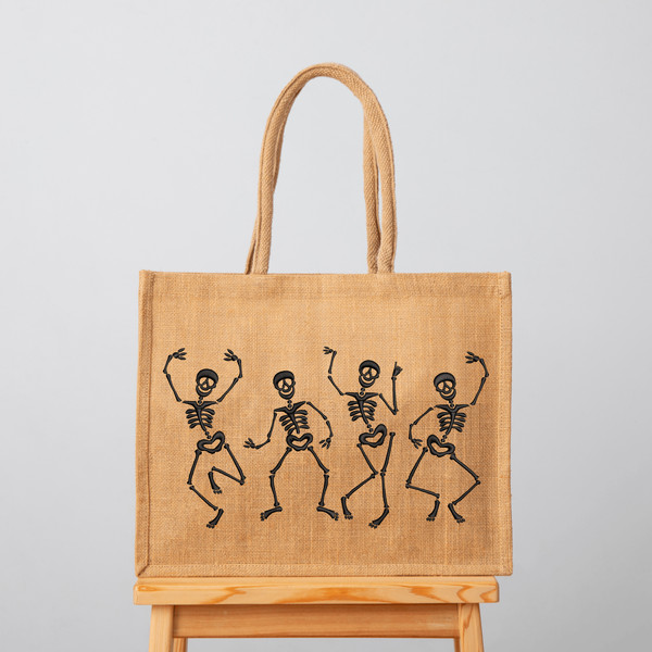 Halloween Skeletons Embroidery Design