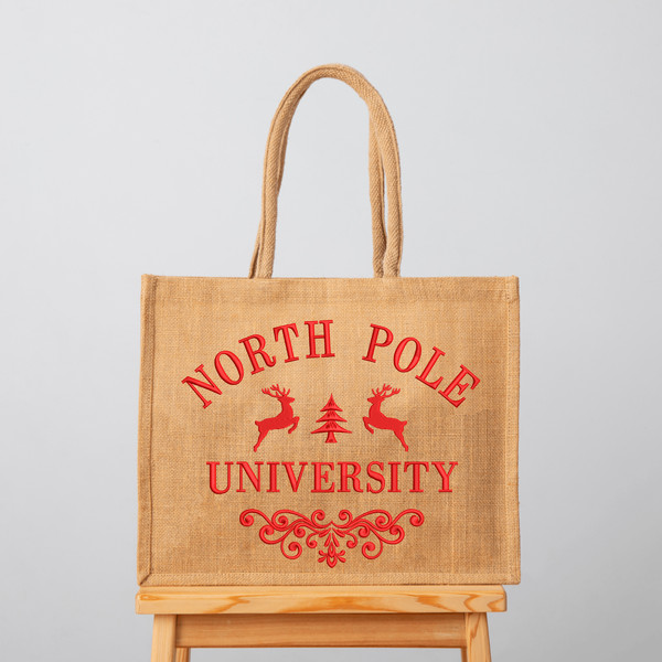 North Pole University Embroidery Designs