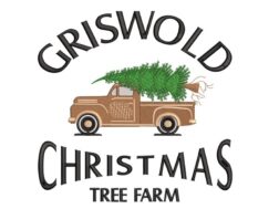 Griswold Christmas Tree farm Embroidery Designs