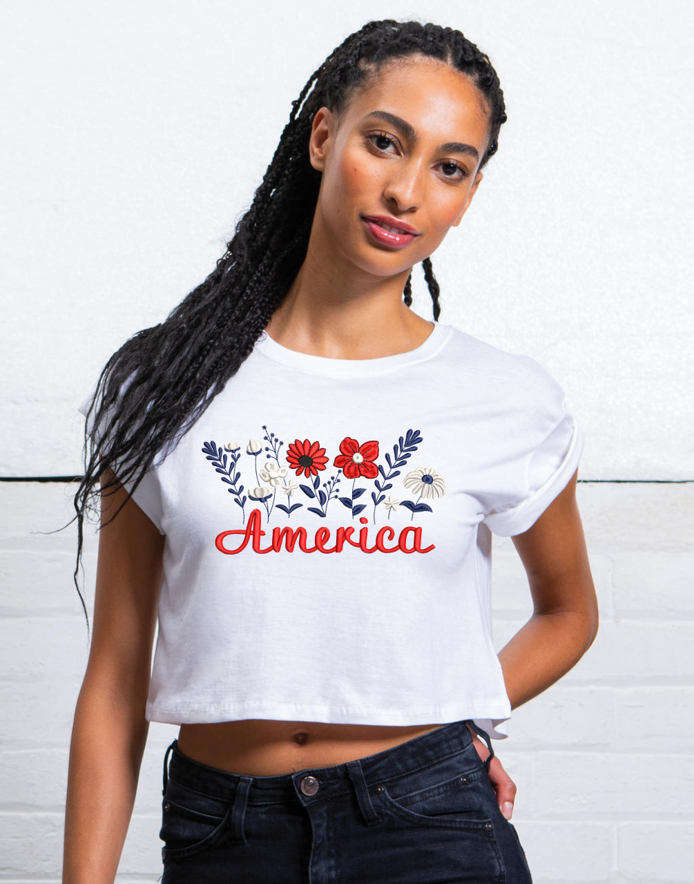 America Embroidery Design - Image 3