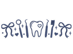 Dental Hygienist Embroidery Design