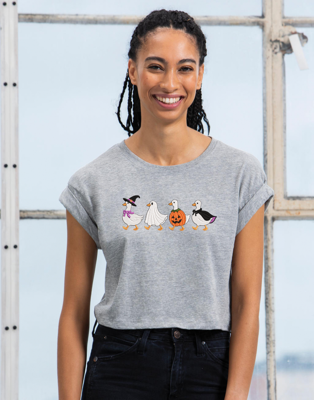 Halloween Silly Goose Embroidery Design - Image 2