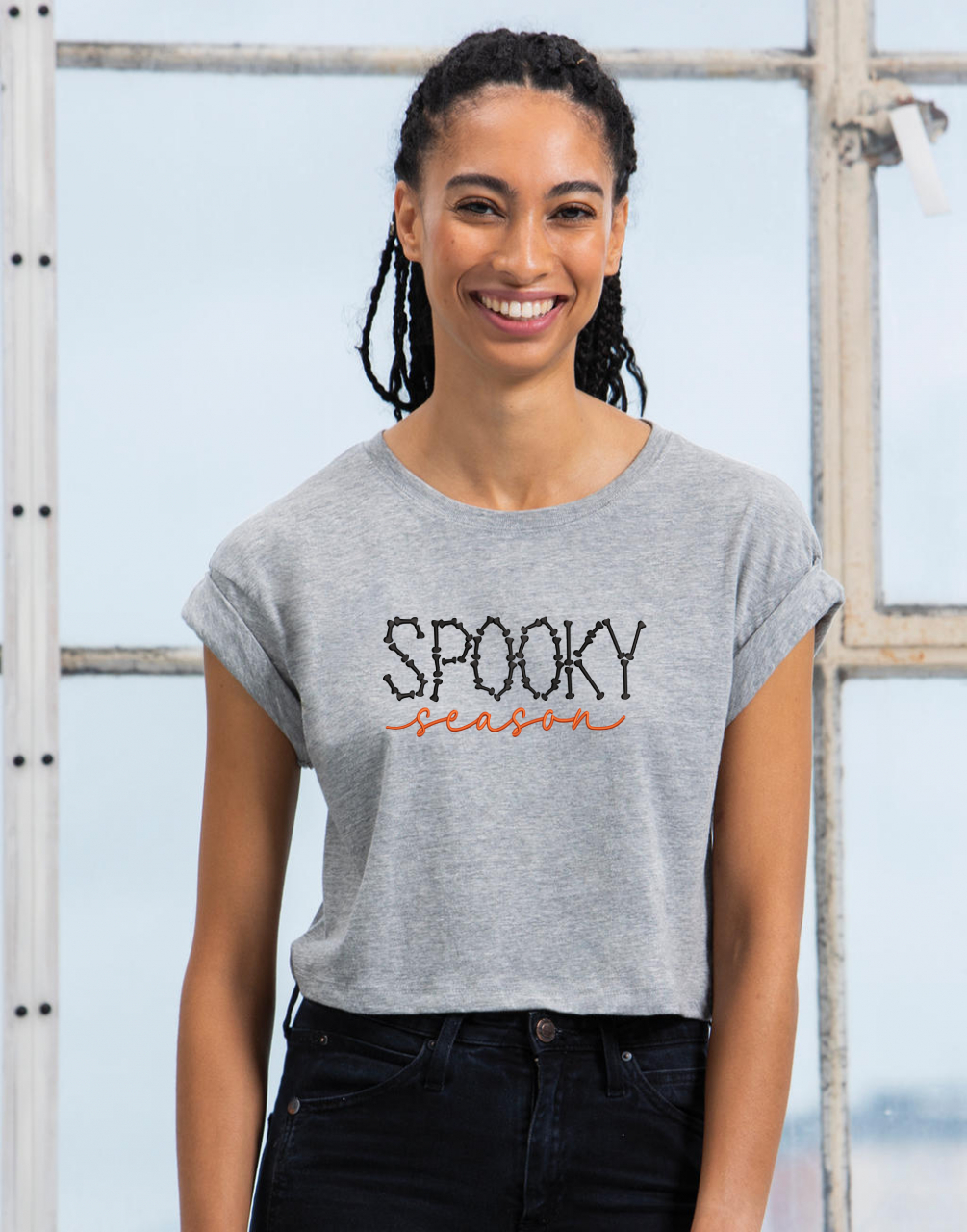 Halloween Spooky Season Embroidery Design - Image 2