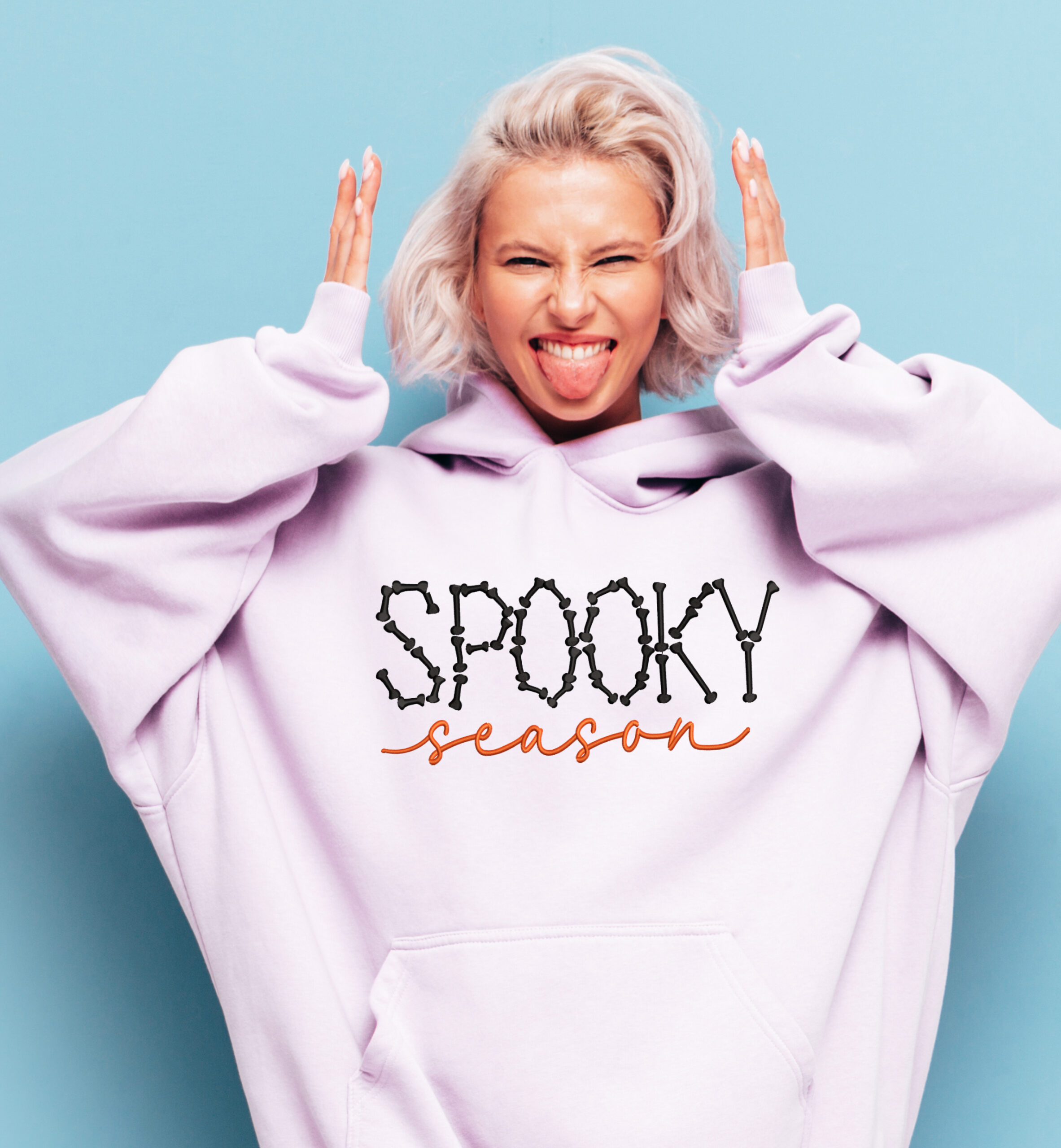 Halloween Spooky Season Embroidery Design - Image 4